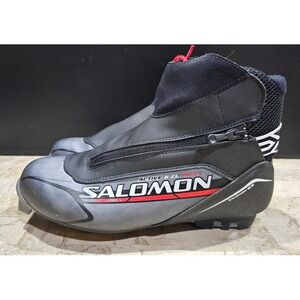 Salomon Active 8 CL Cross Country Ski Boots Black Red Men's Size 8
